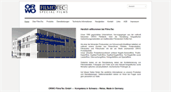 Desktop Screenshot of filmotec.de